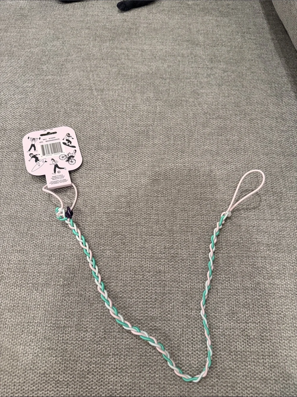 Riptie tangle free Hair Tie - Mint & White